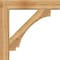 Ekena Millwork Imperial Block Rough Sawn Bracket w/ Offset Brace, Western Red Cedar, 8"W x 40"D x 40"H BKT0806X40X40IMP05RWR - alternate 3